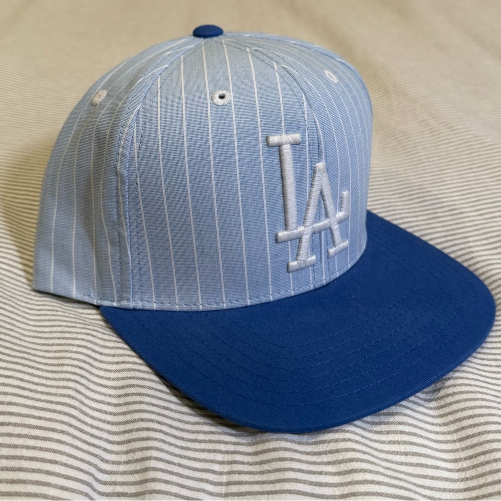 MLB American Needle LA Dodgers Cooperstown Collection Snapback Pinstripes